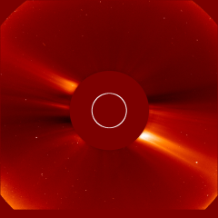 Image of solar wind