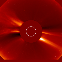 Image of solar wind