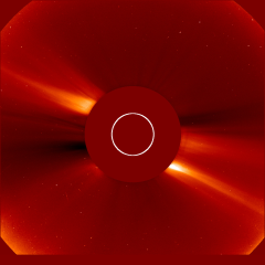 Image of solar wind