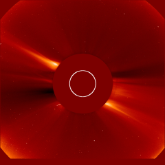 Image of solar wind