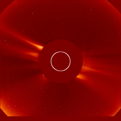 Image of solar wind