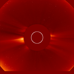 Image of solar wind