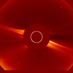 Image of solar wind