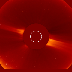 Image of solar wind