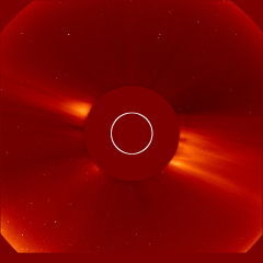 Image of solar wind