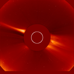 Image of solar wind