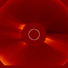 Image of solar wind