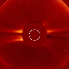 Image of solar wind