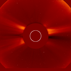 Image of solar wind