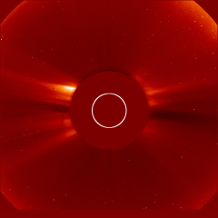 Image of solar wind