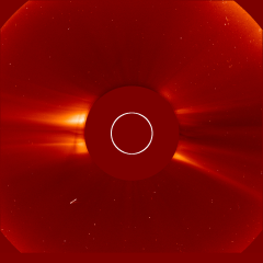 Image of solar wind