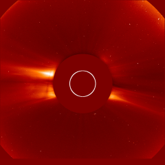 Image of solar wind