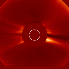 Image of solar wind