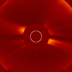 Image of solar wind