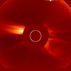 Image of solar wind