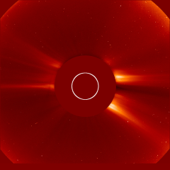 Image of solar wind