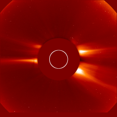 Image of solar wind