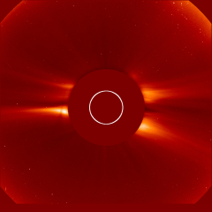 Image of solar wind