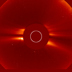 Image of solar wind