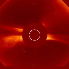 Image of solar wind