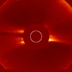 Image of solar wind