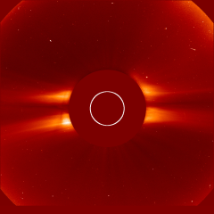 Image of solar wind