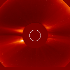 Image of solar wind