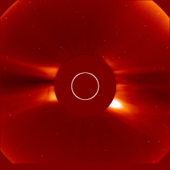 Image of solar wind