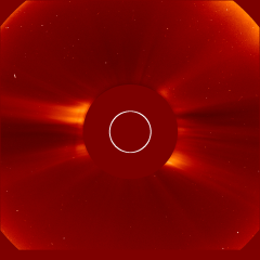 Image of solar wind