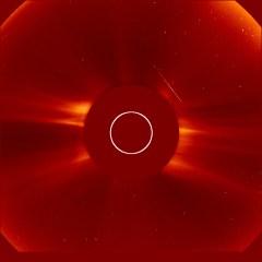 Image of solar wind