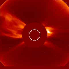 Image of solar wind