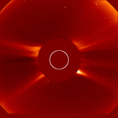 Image of solar wind