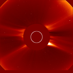 Image of solar wind