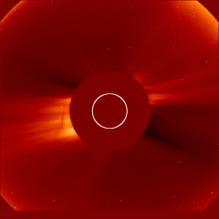 Image of solar wind