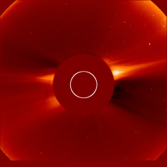 Image of solar wind