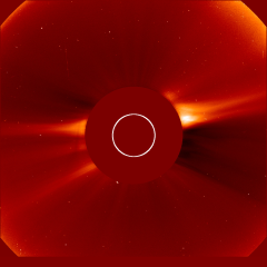 Image of solar wind