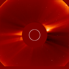 Image of solar wind