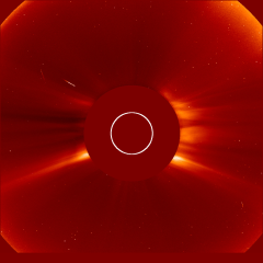 Image of solar wind