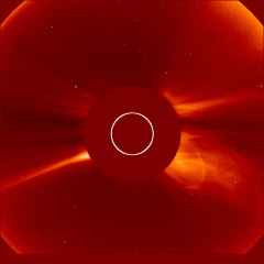 Image of solar wind