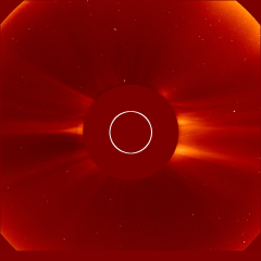 Image of solar wind