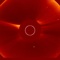 Image of solar wind