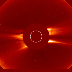 Image of solar wind