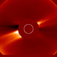 Image of solar wind