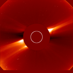 Image of solar wind