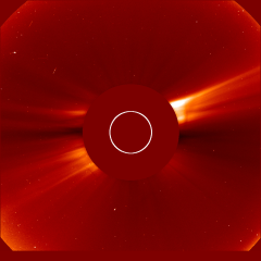 Image of solar wind