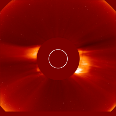 Image of solar wind