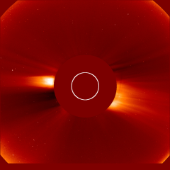 Image of solar wind