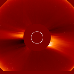 Image of solar wind