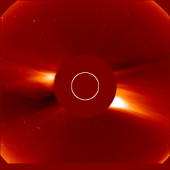 Image of solar wind