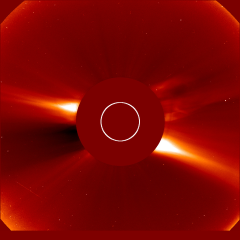 Image of solar wind